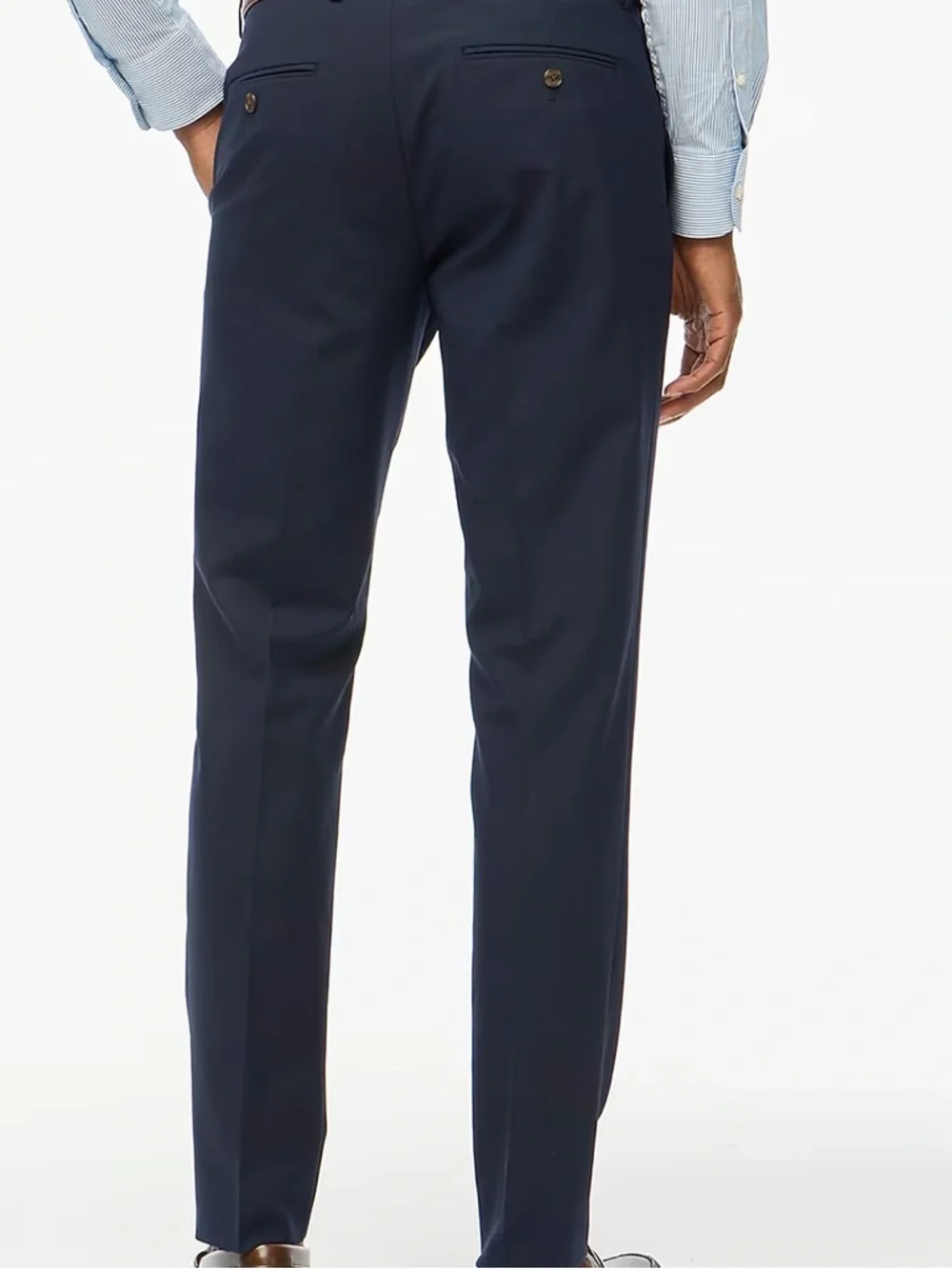 J.Crew Thompson 34x30 Navy 100% Wool Suit Pants Mens Dress Trousers Tailored Fit
